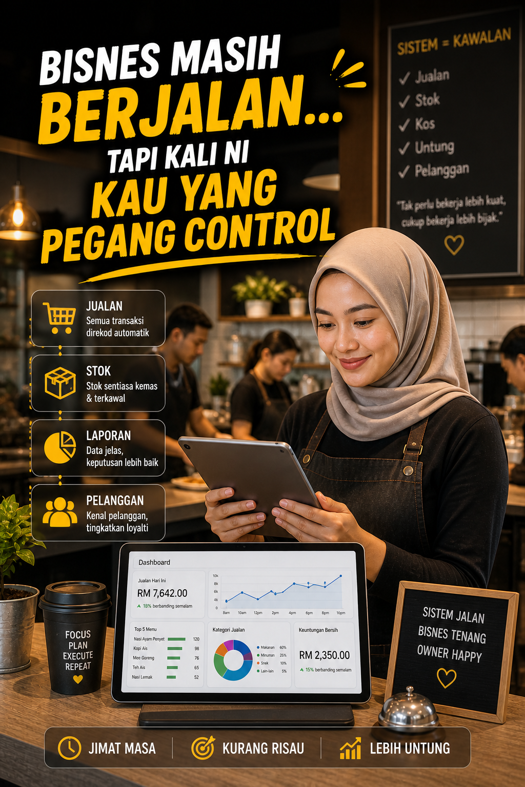 Bisnes Lebih Tenang & Terkawal