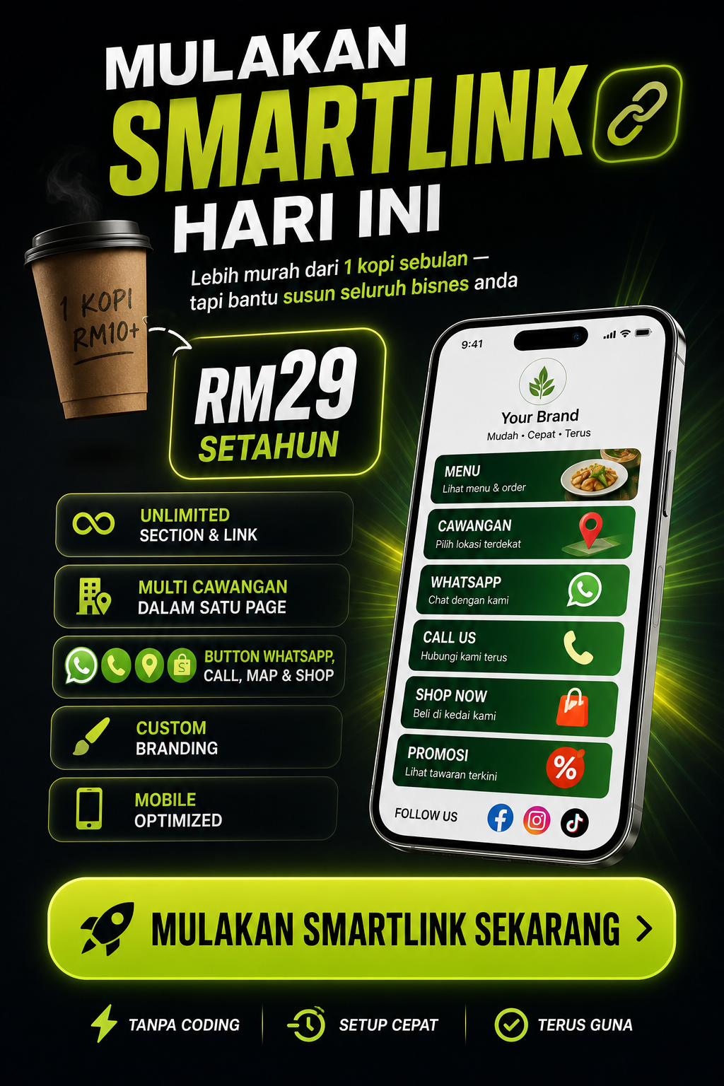 Harga SmartLink RM29 setahun