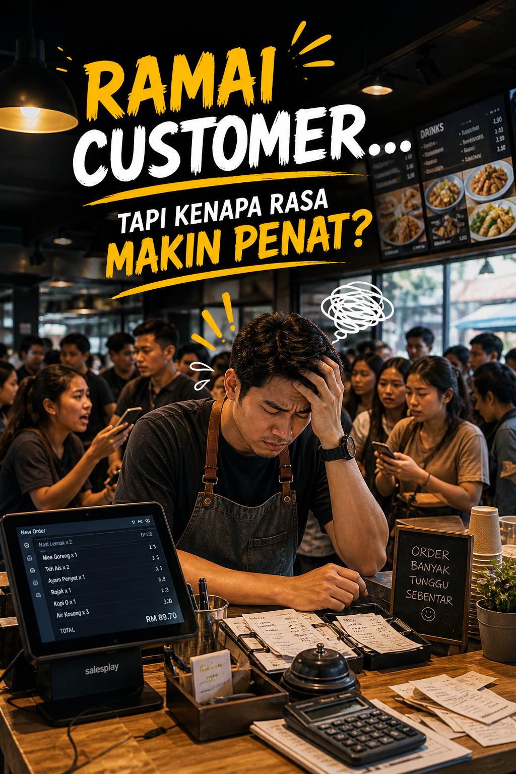 F&B Sibuk Tapi Serabut