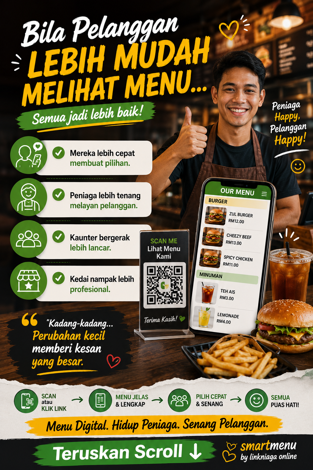 SmartMenu visual menu digital