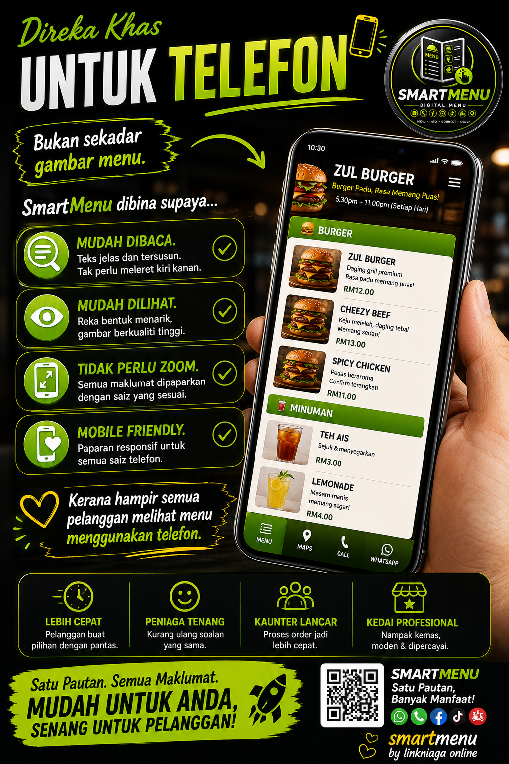 SmartMenu visual menu digital