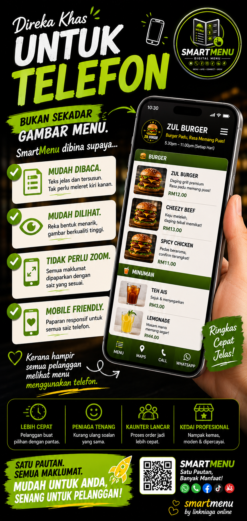 SmartMenu visual menu digital
